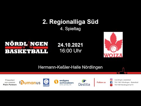 24.10.2021 4. Spieltag - TSV 1861 Nördlingen - TSV 1884 Wolnzach 88 : 78