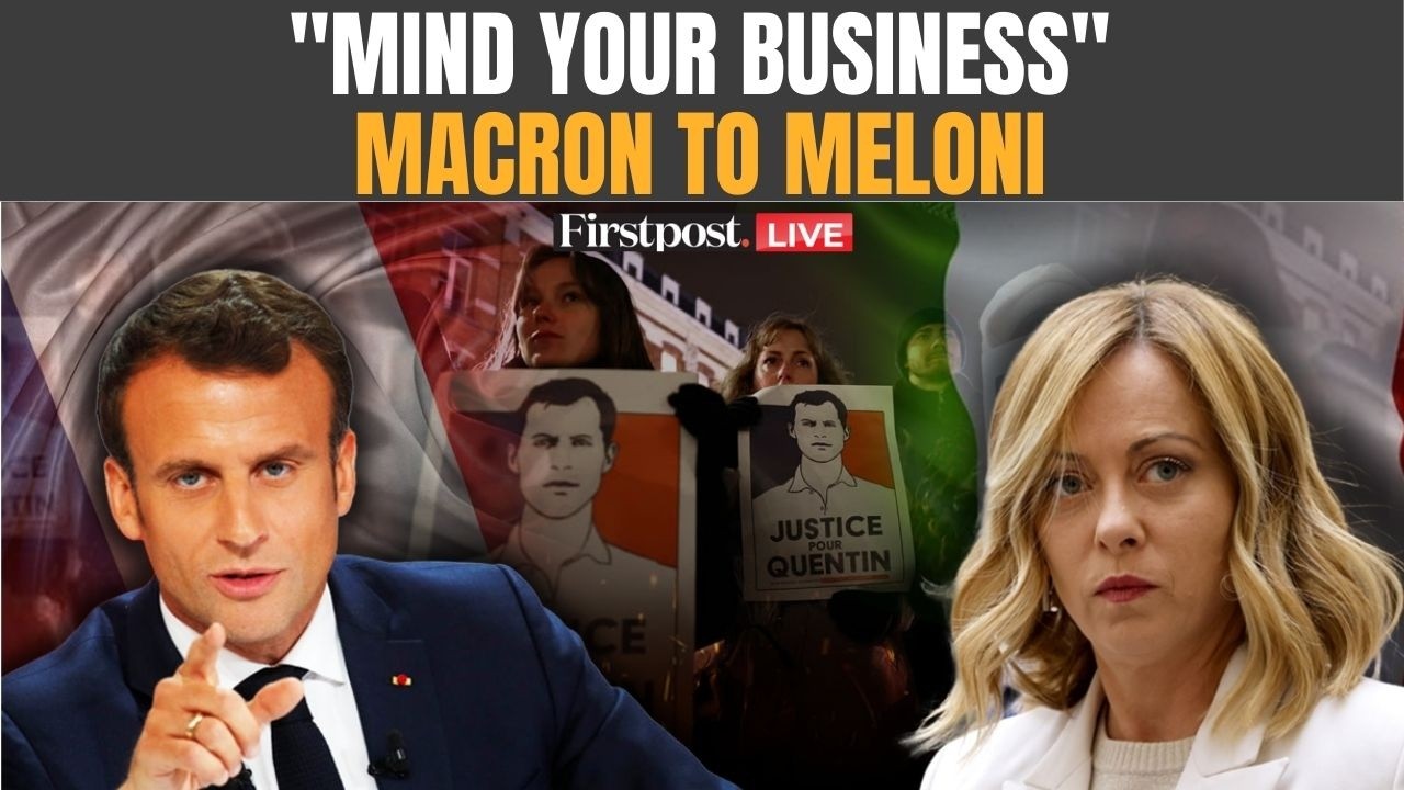 LIVE: Macron Snaps At Meloni After Activist Killing Sparks France–Italy Diplomatic Row