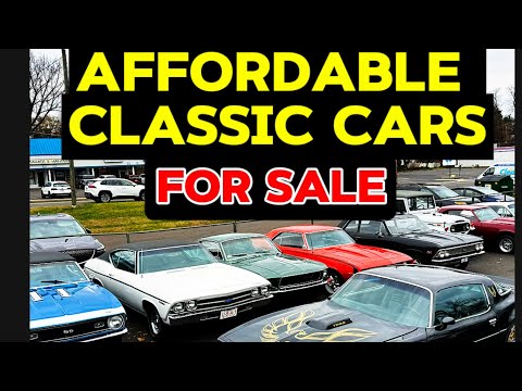 AFFORDABLE Classic Cars You Can ACTUALLY Buy | Full Lot Tour!