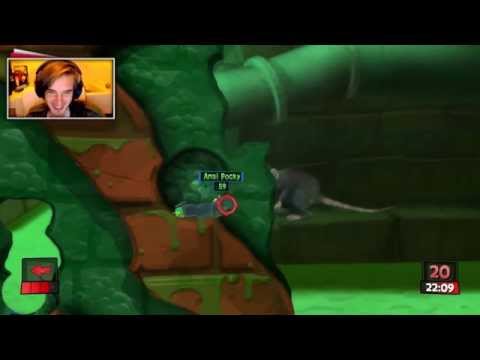 Nova, Sp00n, Cry, Pewds, Worms Revolution Sandstorm edition