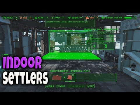 How to use Interior Plots | Fallout 4 Sim Settlements