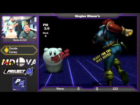 SPM01: Singles - ZZZ (Kirby, Marth) vs. Remo (C. Falcon)