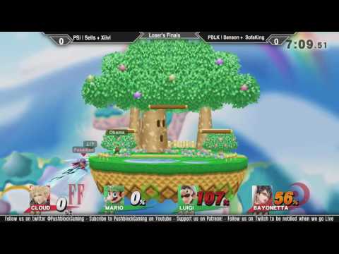 Master Hand Monthly 4 WiiU Doubles PSi Sells Xiivi vs PBLK NG BensonObama SofaKing Losers Finals