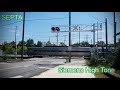 Railroad Crossing On Ford St In Norristown PA