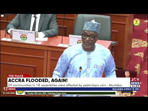 Accra floods: 7,761 households displaced, 38,802 affected; 7 missing, 12 dead — Muntaka Mohammed