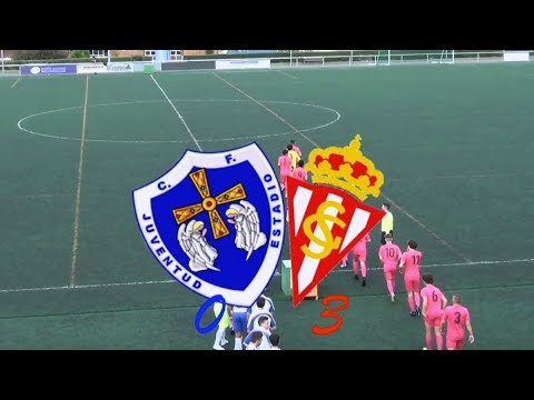 Juventud Estadio 0-3 Real Sporting de Gijón "B" resumen Liga Nacional Juvenil