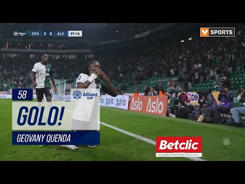 Golo Geovany Quenda: Sporting (3)-0 Alverca (Taça da Liga 25/26 - Quartos de Final)
