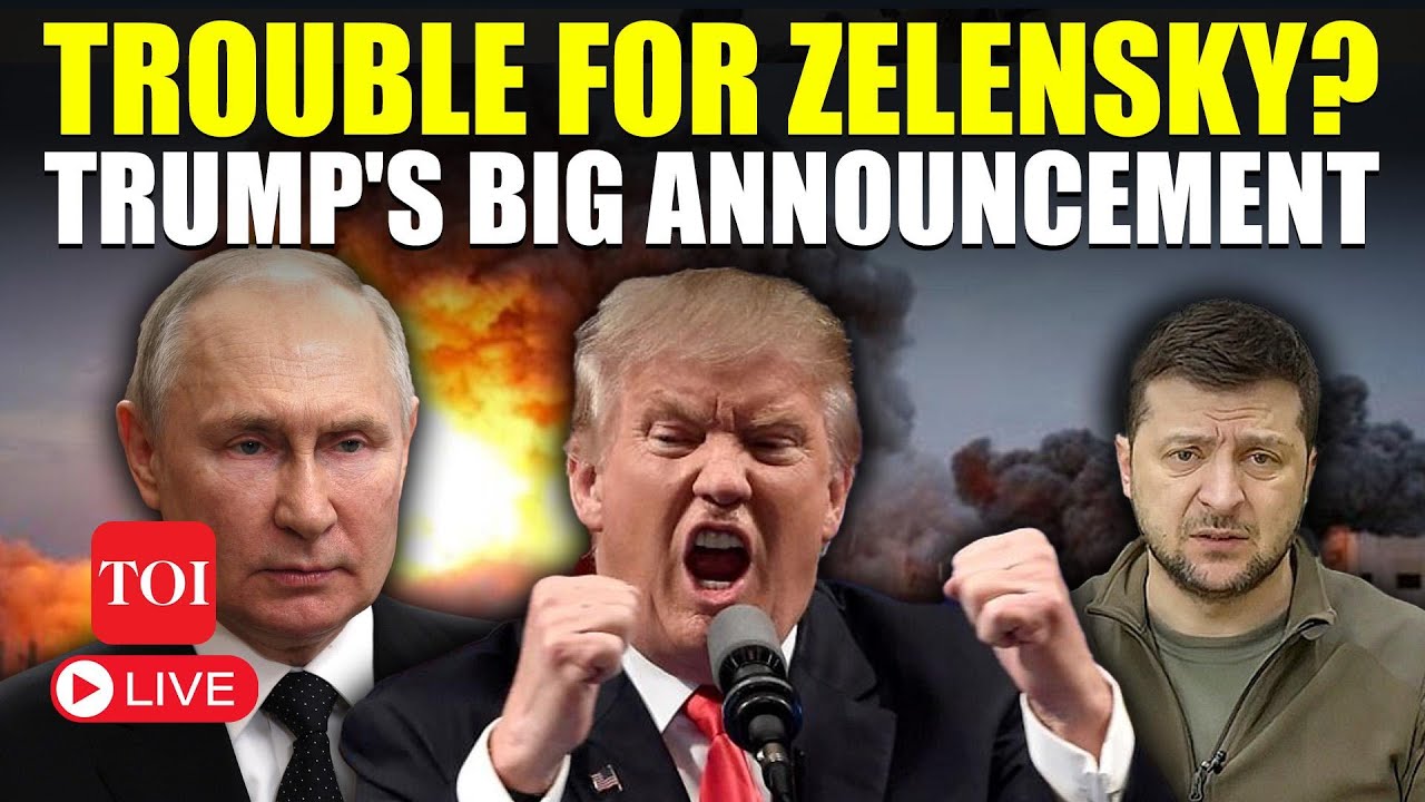 LIVE: Trump Shocks Zelensky With Pro-Russia Message; 'Will Talk To Putin...' | Watch