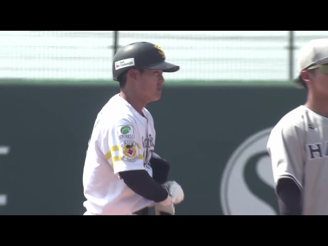 【ファーム】ホークス・山下恭吾 出場2試合連続のタイムリーで初回に先制!! 2025年3月23日 福岡ソフトバンクホークス 対 くふうハヤテベンチャーズ静岡