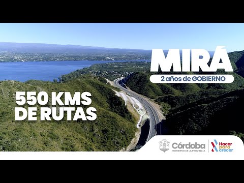 En 2 años en #Córdoba pavimentamos y repavimentamos +550 kms de rutas.