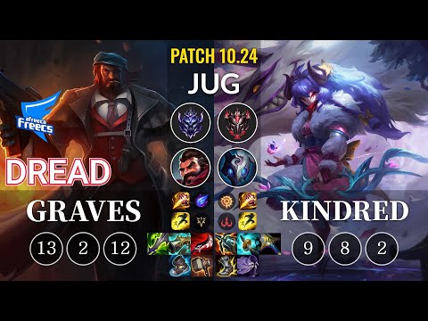 AF Dread Graves vs Kindred Jungle - KR Patch 10.24