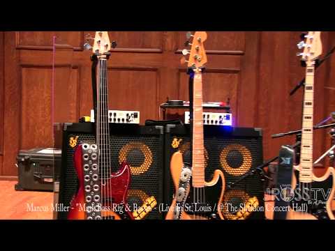 James Ross @ Marcus Miller - "Mark Bass Rig & Sire Basses / Fender) - www.Jross-tv.com (St. Louis)