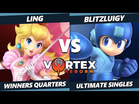 Vortex Legends 3 Winners Quarters - Ling (Peach) Vs. BlitzLuigy (Mega Man) SSBU Ultimate Tournament