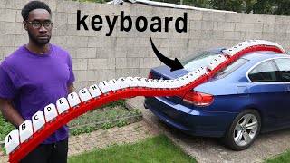how to build the world's longest keyboard
