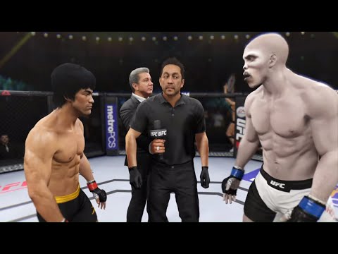 Bruce Lee vs. Scary Ghost (EA Sports UFC 2) - Epic Battle 💯 🐲 - Dragon Fights 🐉