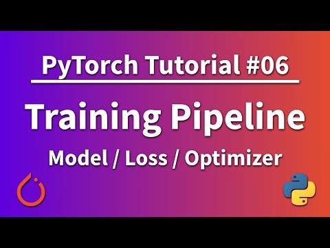 PyTorch Tutorial 06 - Training Pipeline: Model, Loss, and Optimizer