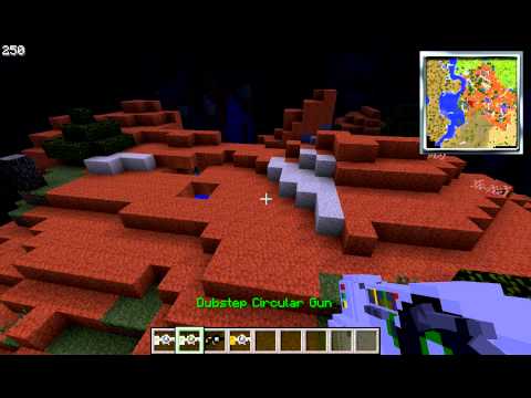 minecraft mod showcase!!! dubstep guns mod!!!