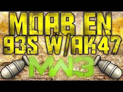 Modern Warfare 3 : *SOLO* 93 seconds moab w/Ak-47
