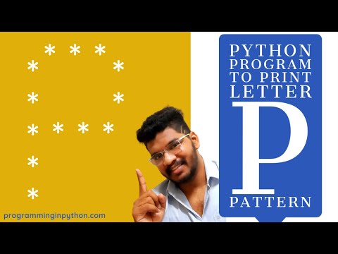 Python Pattern Program Print Star In Letter P Pattern