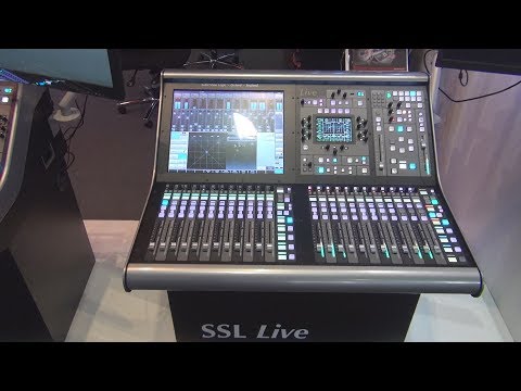 Solid State Logic SSL Live  L300 Control Console Review