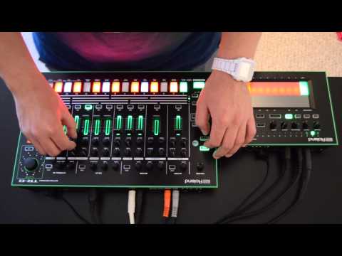 Roland Aira TR-8 and TB-3 Live Minimal not Dark Techno Jam 