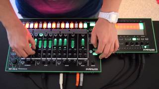 Roland Aira TR-8 and TB-3 Live Minimal not Dark Techno Jam 