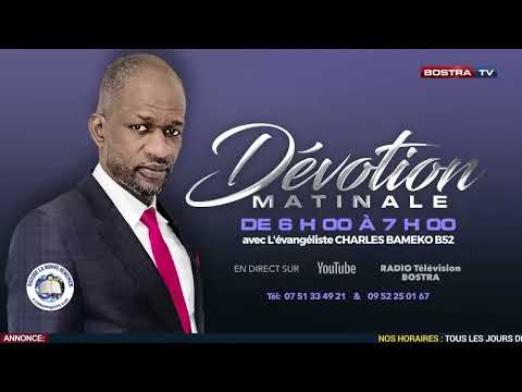 DÉVOTION MATINALE JEÛNE ET PRIÈRE