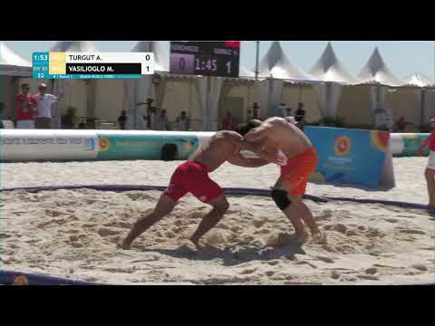 Round 2 Men's BW - 80 kg: A. TURGUT (NED) v. M. VASILIOGLO (ROU)