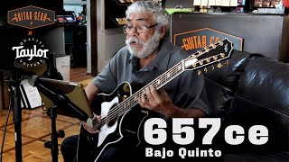 Video thumbnail for Taylor Guitars 657CE Bajo Quinto by Guitar Gear