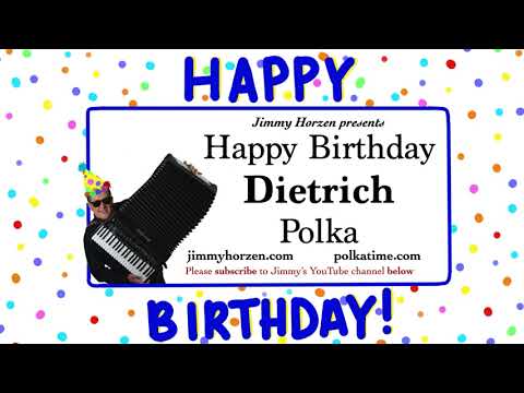 Dietrich Happy Birthday Polka