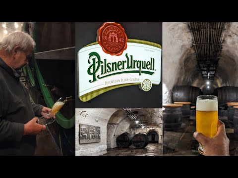 World famous Pilsner Urquell beer factory tour