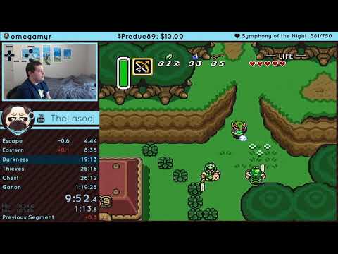 A Link to the Past | 100% All Hearts Speedrun in 1:17:33