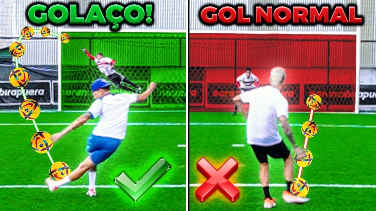 FEZ UM GOLAÇO?? PASSA DE NÍVEL!! (SÓ VALE GOLAÇO) 😱 *CAPITA ROUBOU o CAIO LO?