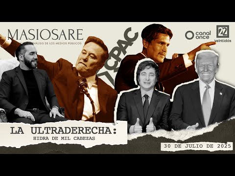 Masiosare - Coyuntura y Medios: La Ultraderecha: Hidra de mil cabezas (30/07/2025)
