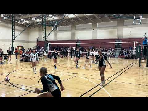 AAU Fort Myers Grand Prix: Silver Semi-Finals: Tidal Wave 17’s vs CCVA 17’s Set 1 (W 25-18)