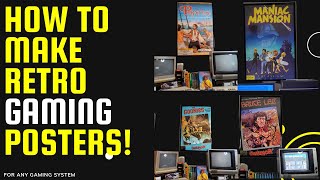 Turn Your Game Boxes Into EPIC Wall Art! (Retro Room Transformation)