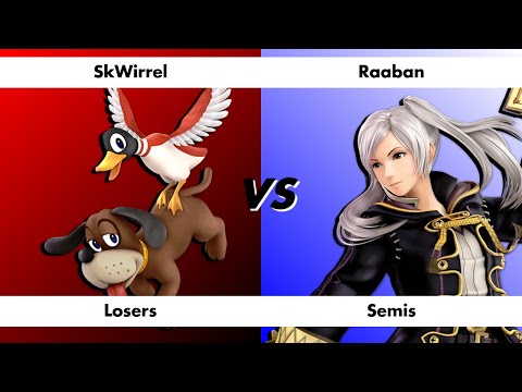 Smash @ Respawn #141 Losers Semis - SkWiirrel (Duck Hunt Duo) vs. Raaban (Robin)
