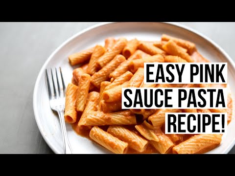 Easy Pink Sauce Pasta Recipe!