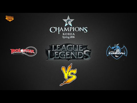 KT Rolster vs. Longzhu Gaming | LCK Spring Split 2016 | W9D4 Game 2