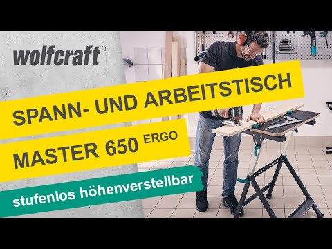 YouTube Produktvideo - Spann- und Arbeitstisch MASTER 650 ERGO