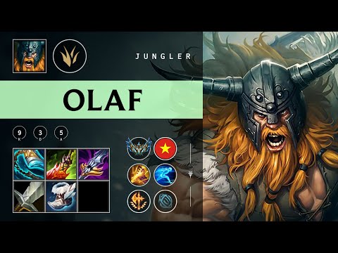 Olaf Jungle vs Nidalee - VN Challenger Patch 25.22