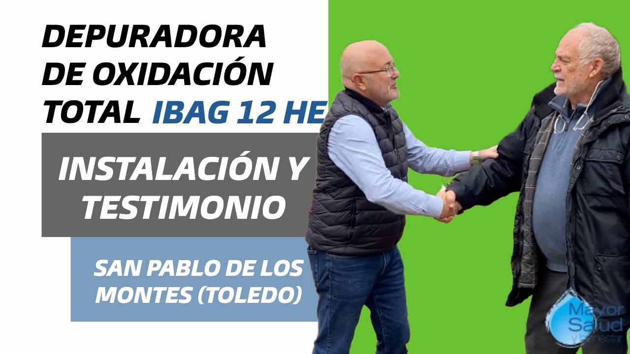 Instalación depuradora de oxidación total | iBag  12 HE | San pablo de los montes (Toledo)