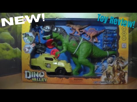 MEGA DINO Valley Trex Dinosaur Toy Playset TOY REVIEW!