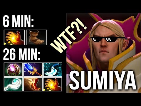 WTF is This Farm SumiYa Pro Invoker Gameplay Epic Fly Combo vs Void😆 7.06 Dota 2