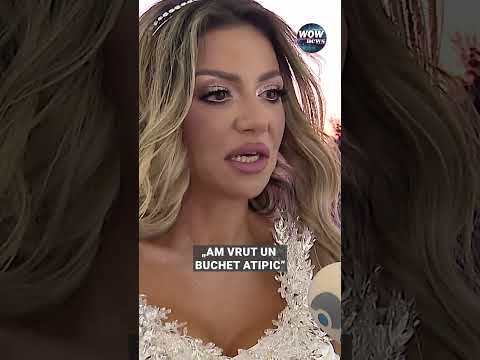 Andreea, soția lui Bursucu, și-a ales rochia de mireasă dinainte să fie cerută în căsătorie.