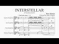 Interstellar – Main Theme for Saxophone Quartet