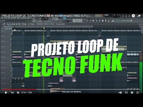 PROJETO LOOP DE TECNO FUNK  (( kit de tecnomelody)) FREE FLP
