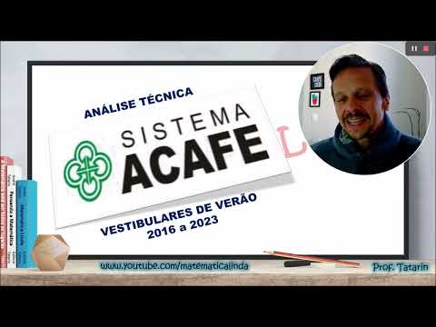 [ACAFE - ASSUNTOS MAIS COBRADOS ] Ver link p/ material atualizado - Matemática Linda - Prof. Tatarin