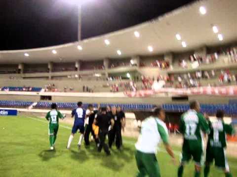 Momentos de confusão no final da partida CRB x Coruripe