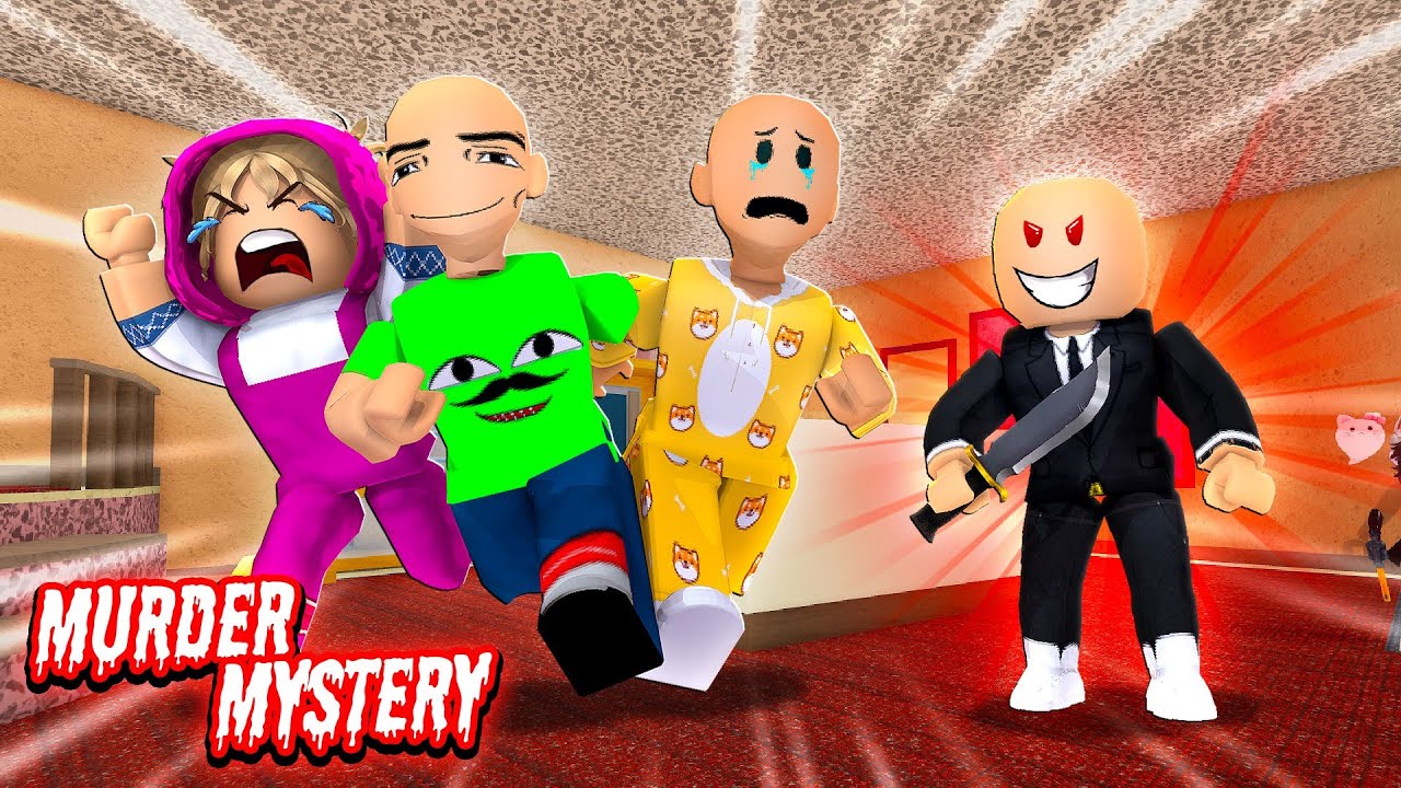 BOBBY, BOSS BABY, PABLO AND MASHA PLAY MURDER MYSTERY 2 PART 1 | Roblox Funny Moments
